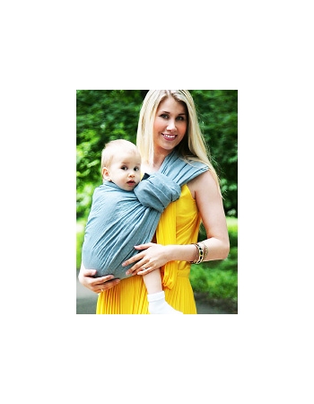 Слинг с кольцами YammyMammy (ямми мами), цвет "серый/серый"