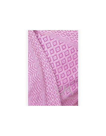 Слинг-шарф YammyMammy (ямимами) тканый, цвет "фиалка/розовый"