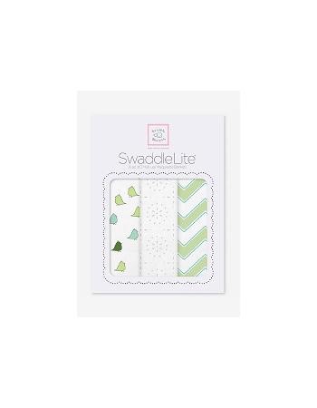 Набор пеленок SwaddleDesigns SwaddleLite Kiwi Chevron Lite