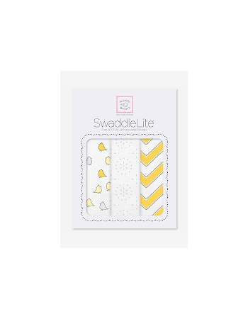 Набор пеленок SwaddleDesigns SwaddleLite Yellow Chevron Lite