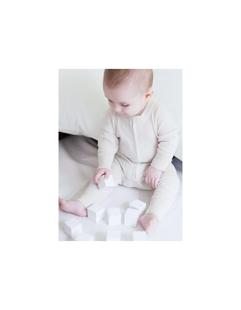 KoCoi Комбинезон-поддева детский из шерсти мериноса, натур