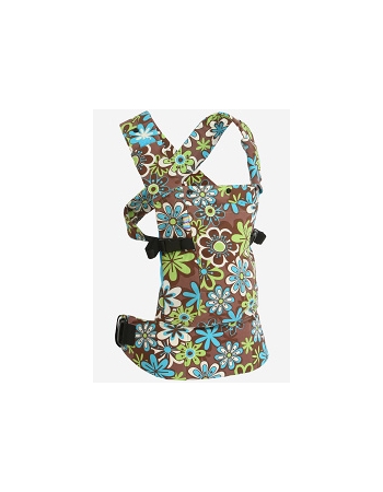 Эрго-рюкзак I love mum (Ilovemum), цвет "коричневый/цветы"