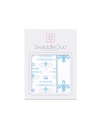Набор пеленок SwaddleDesigns Swaddle Duo Fleur de Lis