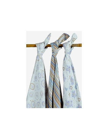 Комплект муслиновых пеленок для новорожденных Jollein, Star boy