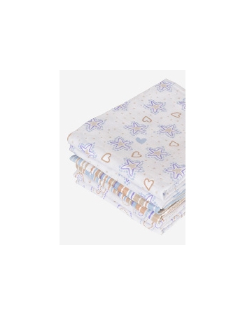 Комплект муслиновых пеленок для новорожденных Jollein, Star boy