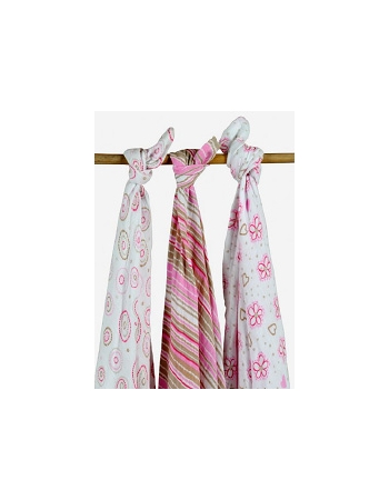 Комплект муслиновых пеленок для новорожденных Jollein, Flower girl