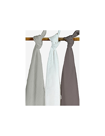 Комплект муслиновых пеленок для новорожденных Jollein, fuchsia/pink/white