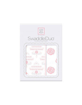 Набор пеленок SwaddleDesigns Swaddle Duo Rose Royal