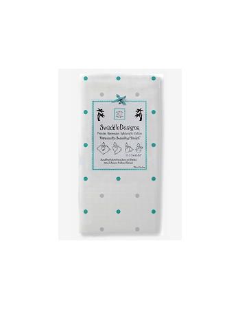 Пеленка детская тонкая SwaddleDesigns Маркизет SC/Sterling Lt Dot