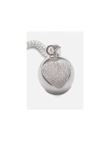 Мексиканский бола Серебряный с бриллиантовым сердцем