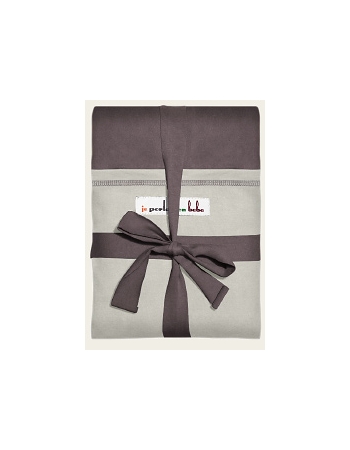 Слинг-шарф JPMBB трикотажный, цвет "коричневый-светло-серый"