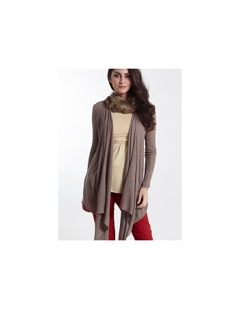 Кардиган для кормления Sangha Knitted, бежевый (Heather Khaki)