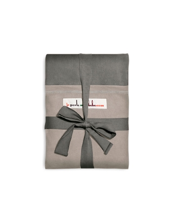 Слинг-шарф JPMBB трикотажный, цвет "серый-светло-серый"