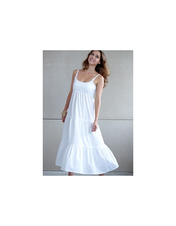 Платье Mothers en Vogue "Getaway Maxi", цвет белый