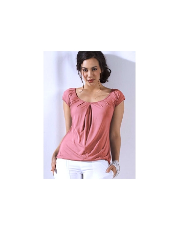 Топ для кормления Mothers en Vogue "Slouchy Pleated", цвет розовый