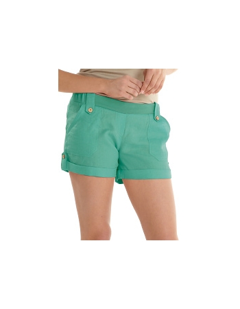 Шорты для беременных и родивших Mothers en Vogue Boardwalk короткие, бирюзовый (Teal)