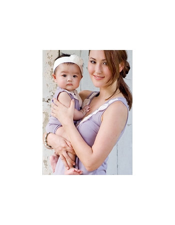 Боди Zahra Applique для малыша, сиреневый