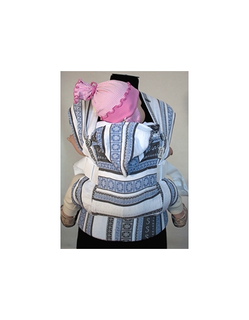 Слинг-рюкзак Karaush, Ellevill Zara Tricolor Blue linen