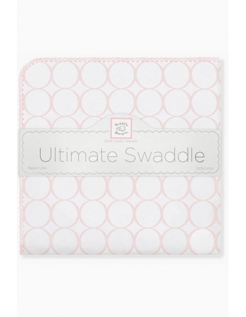 Фланелевая пеленка для новорожденного SwaddleDesigns Pink Mod on WH