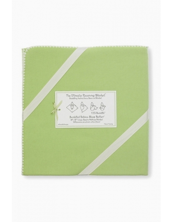 Фланелевая пеленка для новорожденного SwaddleDesigns Kiwi w/Barely IV