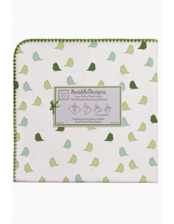 Фланелевая пеленка для новорожденного SwaddleDesigns PG Lt. Chickies