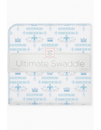 Фланелевая пеленка для новорожденного SwaddleDesigns PB Little Prince