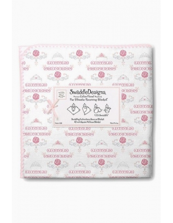 Фланелевая пеленка для новорожденного SwaddleDesigns PP Little Princess